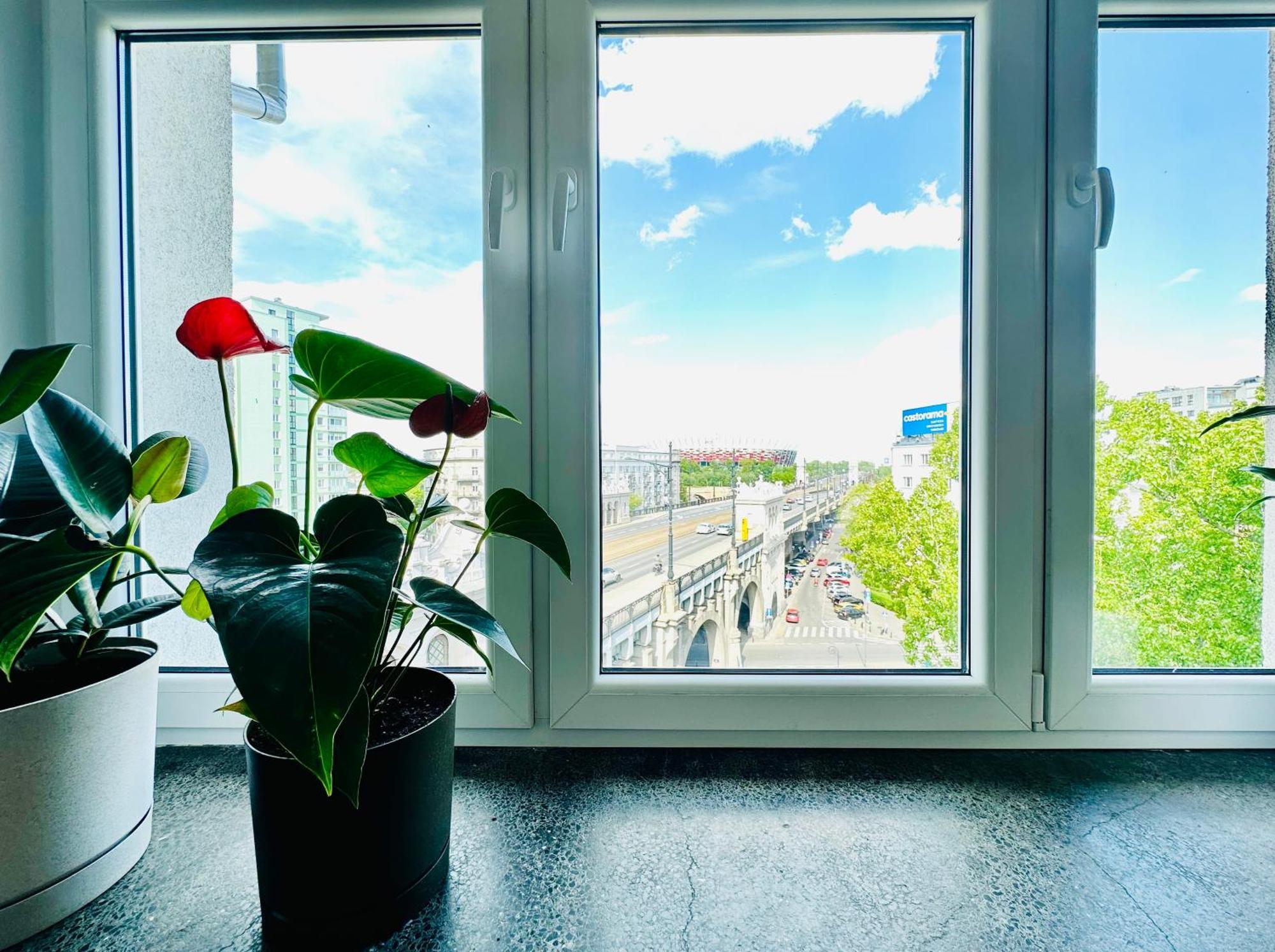 Westside Panorama Pgn Stadium Apartment وارسو المظهر الخارجي الصورة
