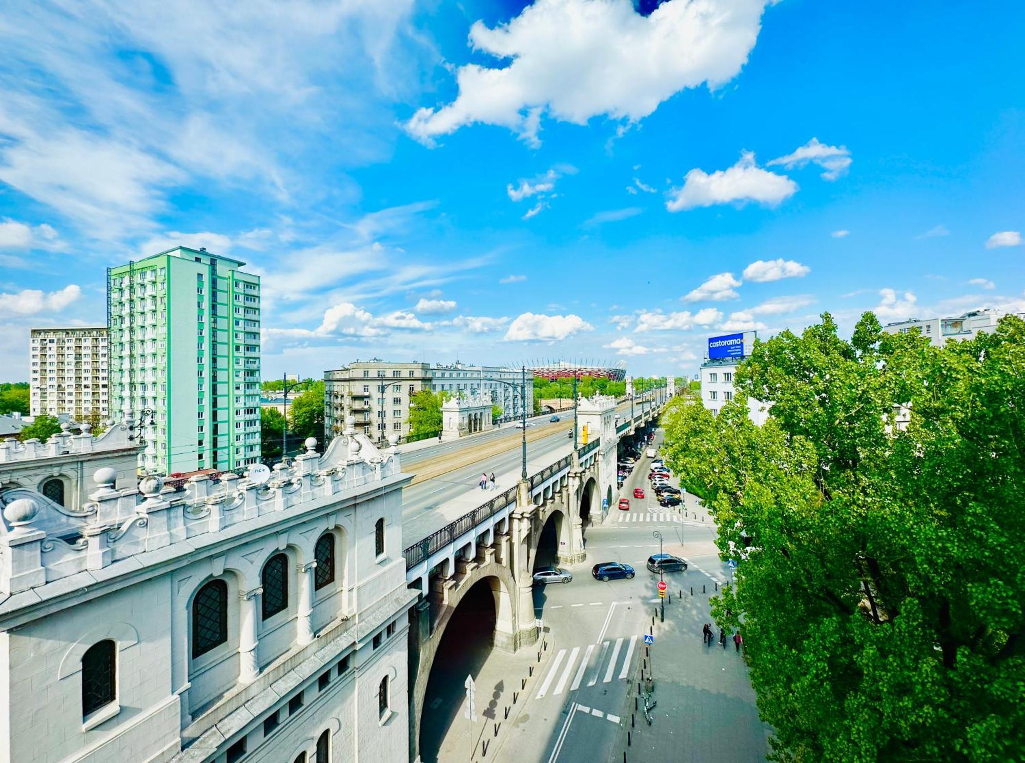 Westside Panorama Pgn Stadium Apartment وارسو المظهر الخارجي الصورة